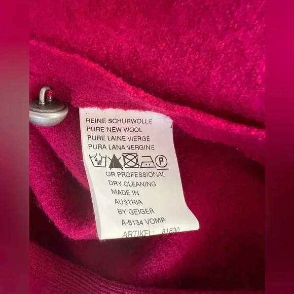 Vintage GEIGER Wool Cardigan Women’s Sz 34 / XS-S Made In Austria 🇦🇹 - Picture 10 of 11